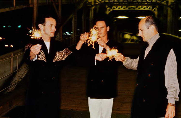 v.L.n.R. Achim Jaspert, Andy Cay, Peter Delain