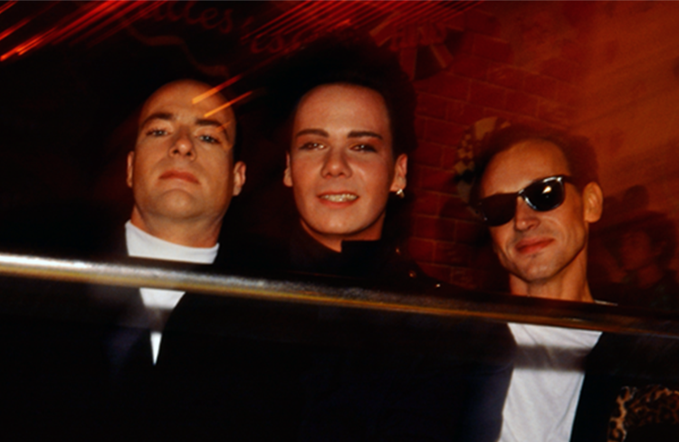 v.L.n.R. Peter Delain, Andy Cay, Achim Jaspert